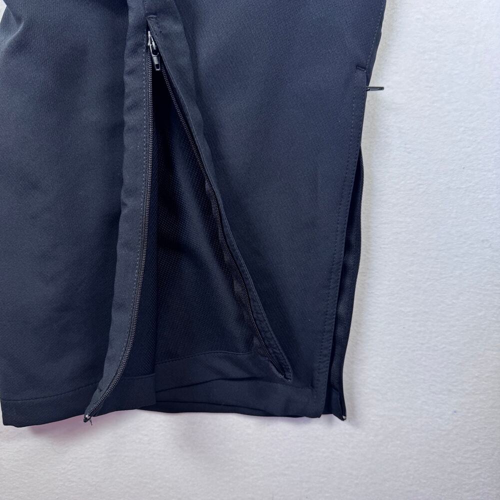 Brooks Running Pants Womens Small Long Black White Zip Ankle Track Pants 39" - Picture 5 of 13